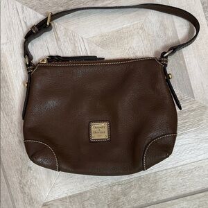 Dooney & Bourke Dark Brown Leather Shoulder Bag